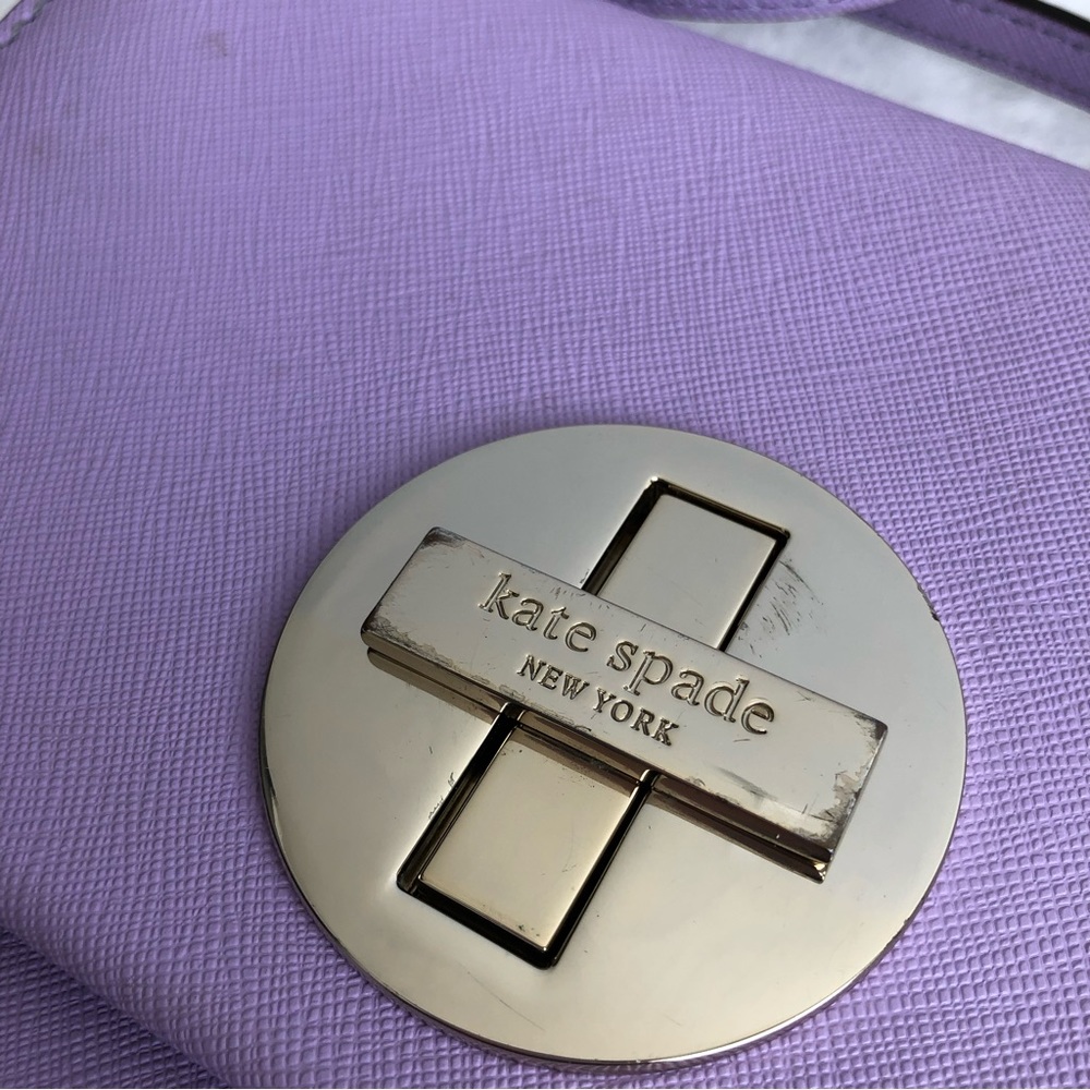 Kate spade Turn Lock Crossbody, Lavender - Picture 10 of 12